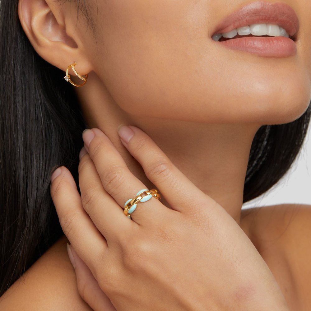 Annelize – Guld- og sølvring