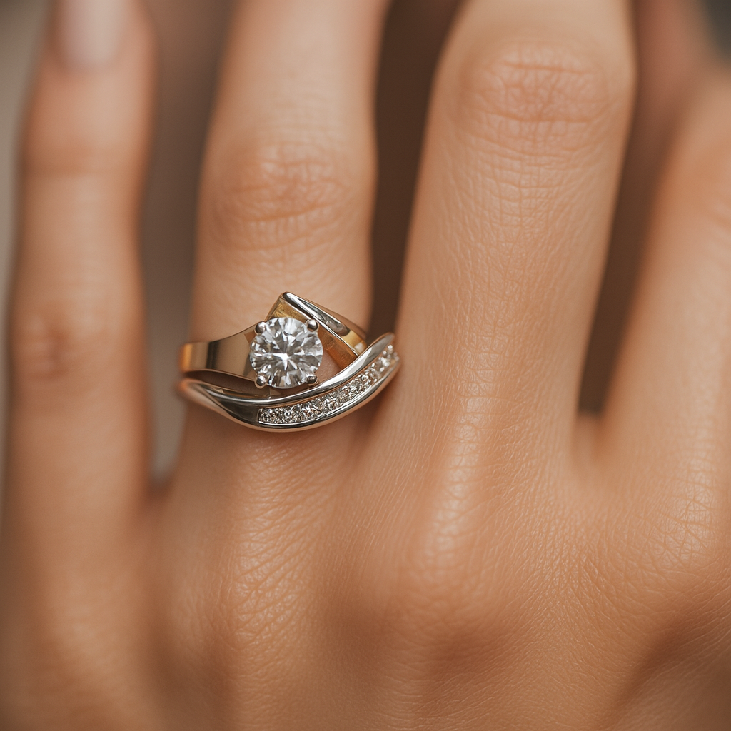 Karla - Vintage Ring Guld & Sølv